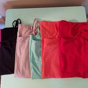 Set of 5 BKE brand layering tanks